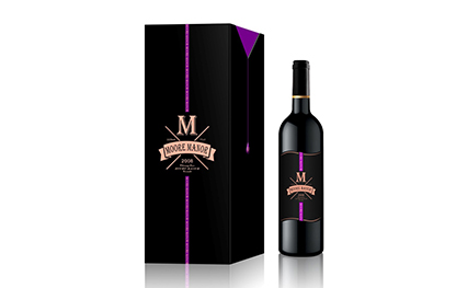 西也品牌设计成功案例:Moore Manor 葡萄酒